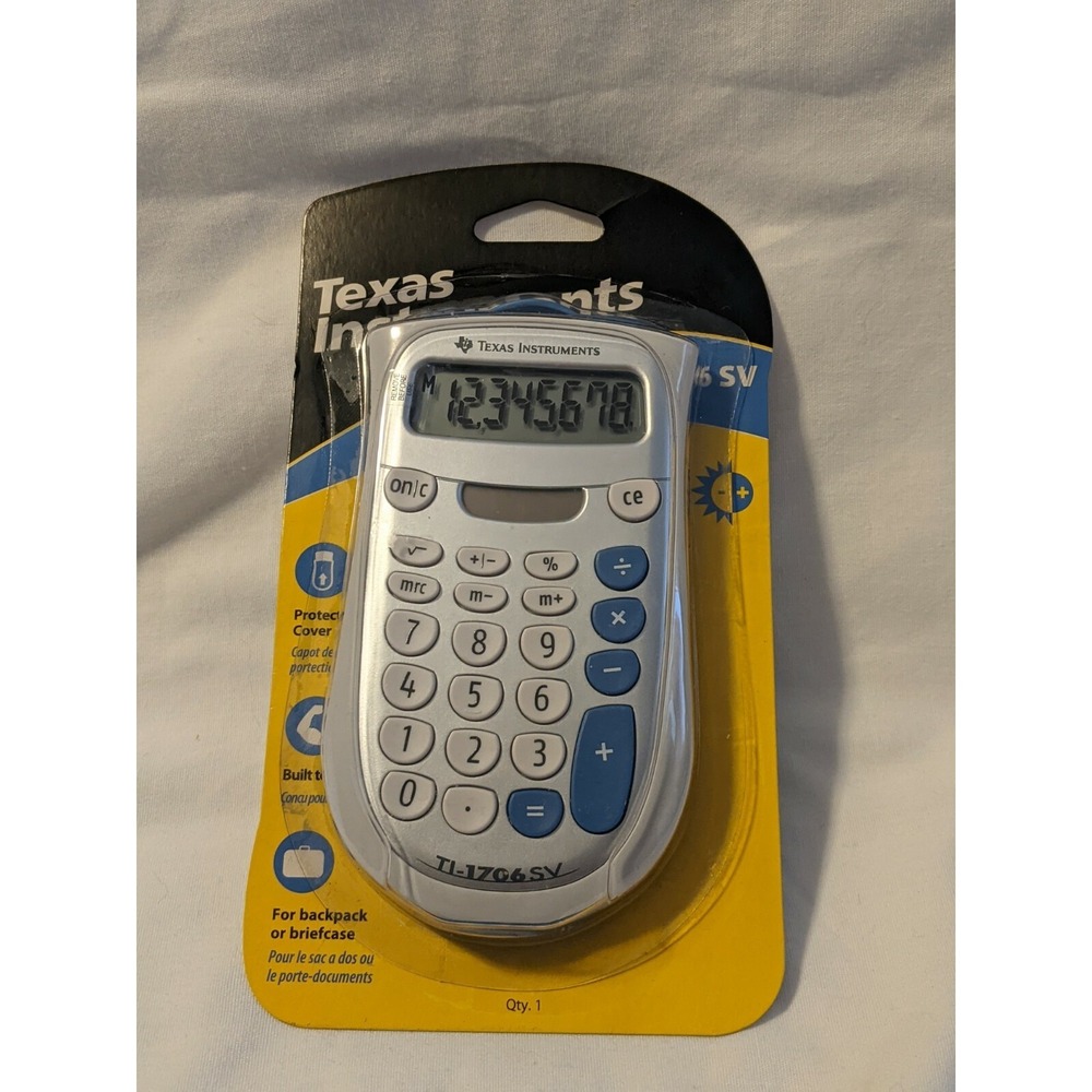 Texas Instruments TI-1706-SV Handheld Calculator New in Package